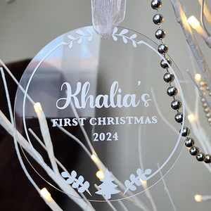Products: Clear Christmas Bauble