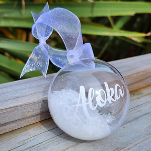 Products: Snow Christmas Bauble