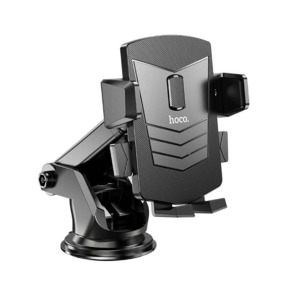 Car Accessories Mobile Stands Chargers: Hoco CA83 Car Phone Holder 4.5–7 Inch | Strong Clamp Dashboard & Windshield Mount
