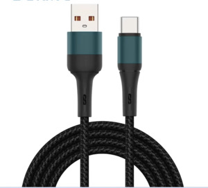 Type-C Nylon Braided Cable 1M – Fast Charging USB-C Phone Cable
