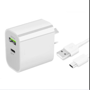 20W Fast Wall Charger – USB-C PD Charger with Type-C Cable