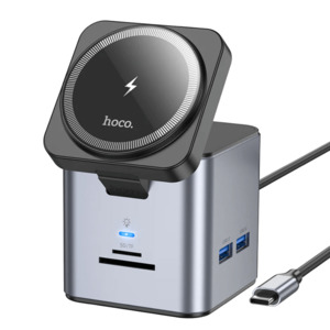 Charging Cables Adapters: Hoco PD 100W 9 in 1 USB-C Multi Function Docking Station NZ – HB49