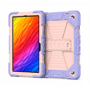 Samsung Galaxy Tab A9 Rugged Shockproof Case with Kickstand (Pink)