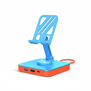 Nintendo Switch OLED 3-in-1 Adjustable Stand USB-C Hub with 4K HDMI & 100W PD Charging