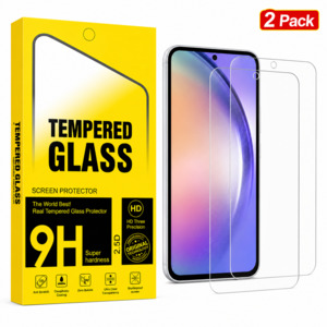 Samsung Galaxy S23 Clear Tempered Glass Screen Protector (2 Pack) – 9H HD, 2.5&hellip;