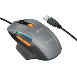 Gaming Accessories: 12800 DPI Wired RGB Gaming Mouse with 6 Buttons (GM52)