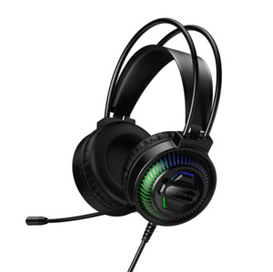 Gaming Accessories: Lightweight Wired Gaming Headset with 40mm Drivers, Mic & LED (W118)