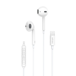 Earphones Airpods: Wired Lightning Earphones with Plug & Play Audio (M21)