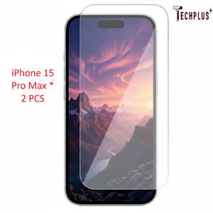 iPhone 15 Pro Max Glass Screen Protector (2 pack)