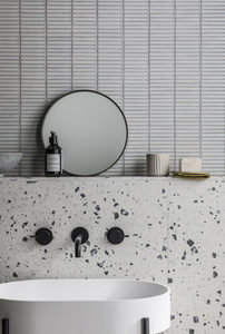 300x300: Imari Glazed White Kitkat Mosaic Sheet 300×300 Y15FW10