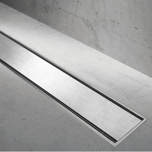 ARUVO™ LINEAR Shower Channel Drain Stainless Steel Size Options