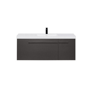 BLANCHE Collection: ARUVO™ BLANCHE Collection Plywood Vanity Dark Walnut W1200mm Basin Options
