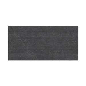 600x1200: Limestone Dark Grey Ribbed 600×1200 612LIM09GV