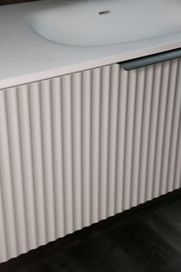 ARUVO™ ROMEO Collection Plywood Vanity Light Grey W600mm Basin Options