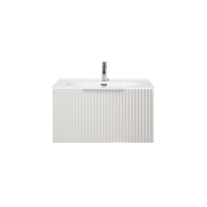 ARUVO™ ROMEO Collection Plywood Vanity Light Grey W750mm Basin Options