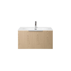 ARUVO™ ROMEO Collection Plywood Vanity Natural Oak W750mm Basin Options