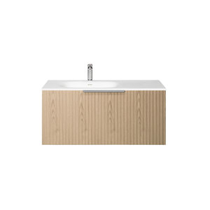 ARUVO™ ROMEO Collection Plywood Vanity Natural Oak W900mm Basin Options