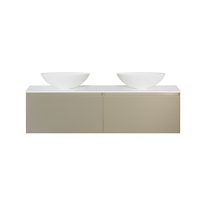 ARUVO™ BECA Collection Plywood Vanity Ecru W1500mm Basin Options