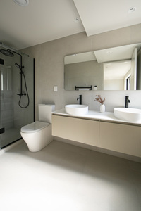 ARUVO™ BECA Collection Plywood Vanity Ecru W1800mm Basin Options