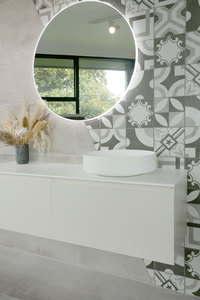 ARUVO™ BECA Collection Plywood Vanity Powder White W1500mm Basin Options