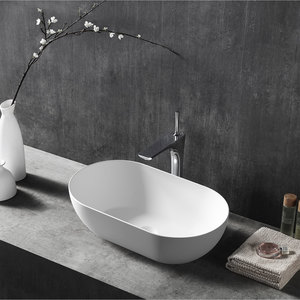 Basins: ARUVO™ HAZEL Composite Stone Countertop Basin