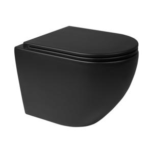 New Arrivals: ARUVO™ VortekCLEAN® In-Wall Floor Mount Rimfree Flo T2i Toilet Pan Matte Black