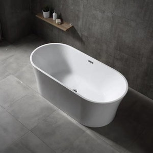 ARUVO™ CELIN Acrylic Freestanding Bath L1600mm Gloss White