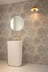 Basins: ARUVO™ FLUTE Composite Stone Floor-standing Basin
