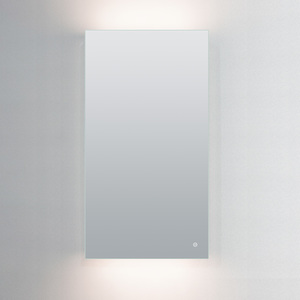 Products: ARUVO® ELEVATE Rectangle Mirror Cabinet w/ LED & Demister 600mm