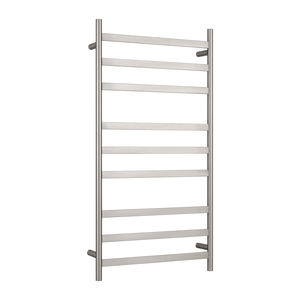 ARUVO® COSMO Heated Towel Rail 9 Bar W550 Brushed Nickel