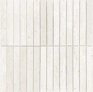 300x300: Limestone Linen Kitkat Mosaic 18x150 Trv05