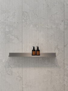 600x1200: ARUVO® Fossil Grey Ribbed 600×1200 AR126TR06K