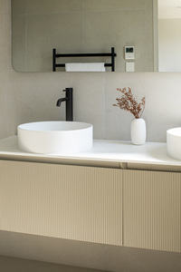 Basins: ARUVO™ MAYA Composite Stone Countertop Basin Matte White