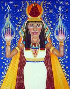 Lady Hathor Art Print