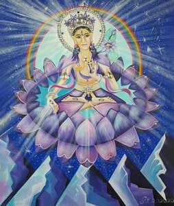 Products: White Tara Art Print