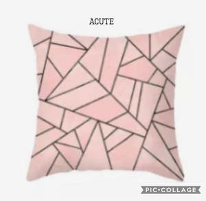 Beddings: Beddings - Throw Pillow Cases - Pink - Clearance