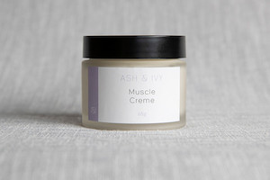 Products: Muscle Creme Ash and Ivy