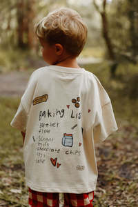 New: Just Add Butter Boxy Tee - Buttermilk