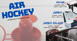 Games Entertainment: Air Hockey Table Hire – Medium, Jumbo & Deluxe | Auckland NZ