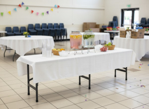 Party Equipment Hire Services: Trestle Bench Table Hire – 1.8m | Event & Party Furniture | Auckland NZ