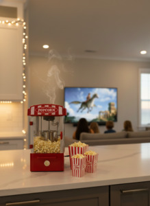 Party Equipment Hire Services: Table-Top Popcorn Machine Hire – Compact Cinema Style | Auckland NZ