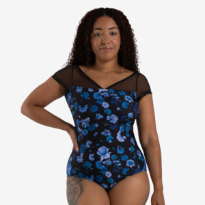 Capezio: Coastal Bloom Coral Leotard
