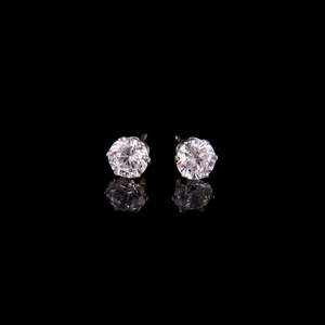 Mad Ally: Diamante Stud Earrings