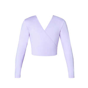 Warm Ups: Crossover Cardigan - Lilac