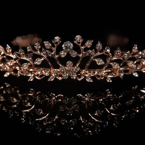 Tiaras: Mad Ally Alyssa Tiara Rose Gold Large