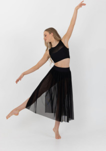 Studio 7 Dancewear: Vision Mesh Skirt