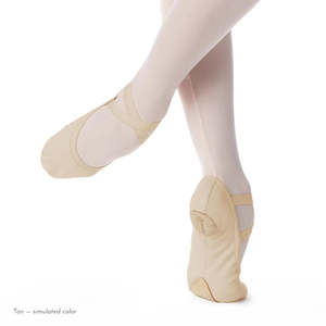 Ballet Shoes: Virtisse V - Stretch Canvas - Tan
