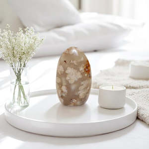 Flower Agate Freeform Crystal Medium