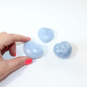 Small Blue Calcite heart