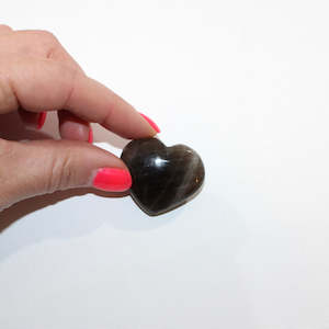 Small Smoky Quartz heart